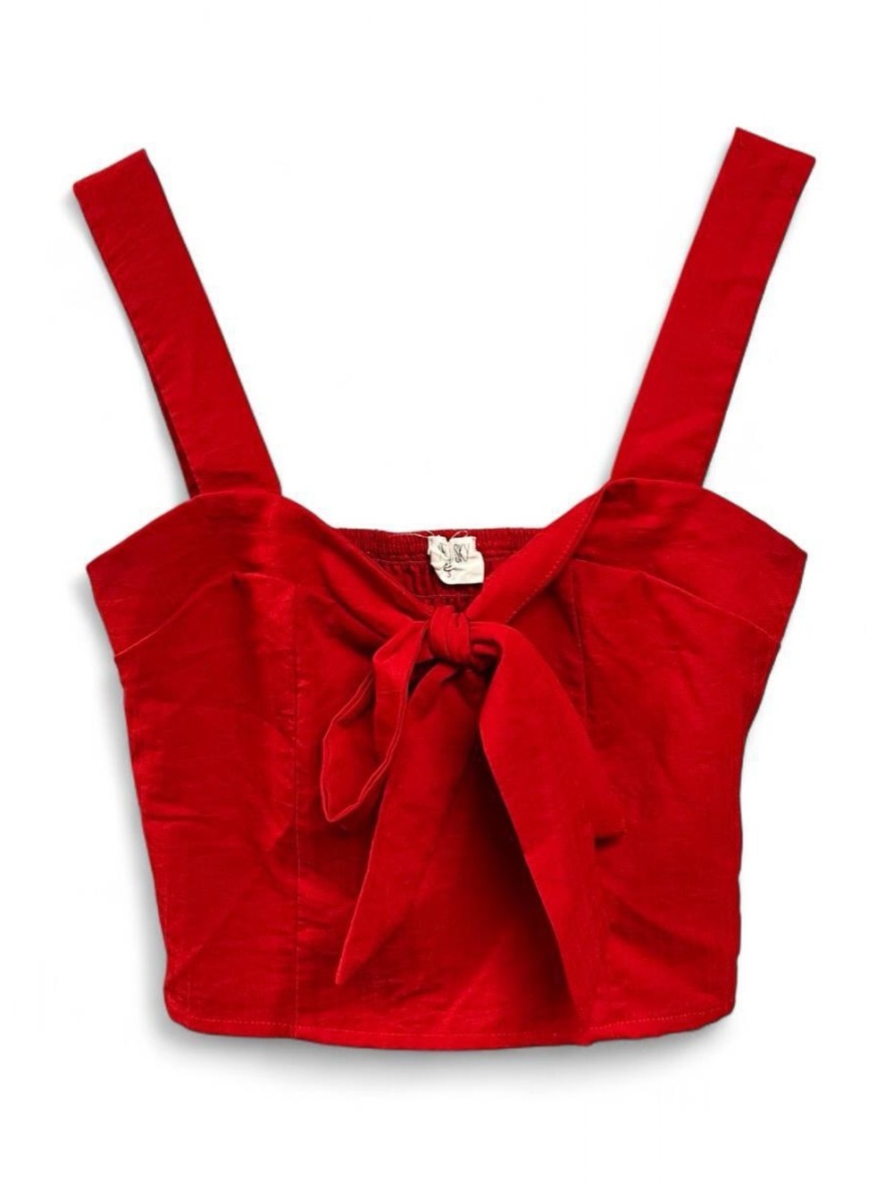 Sienna Sky Tie Front Crop Tank Top Size Small